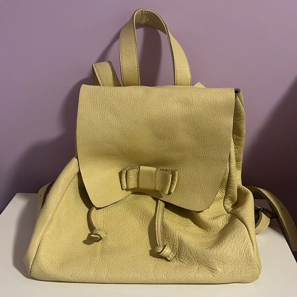 Designer Leather Backpack - Picture 3 of 11